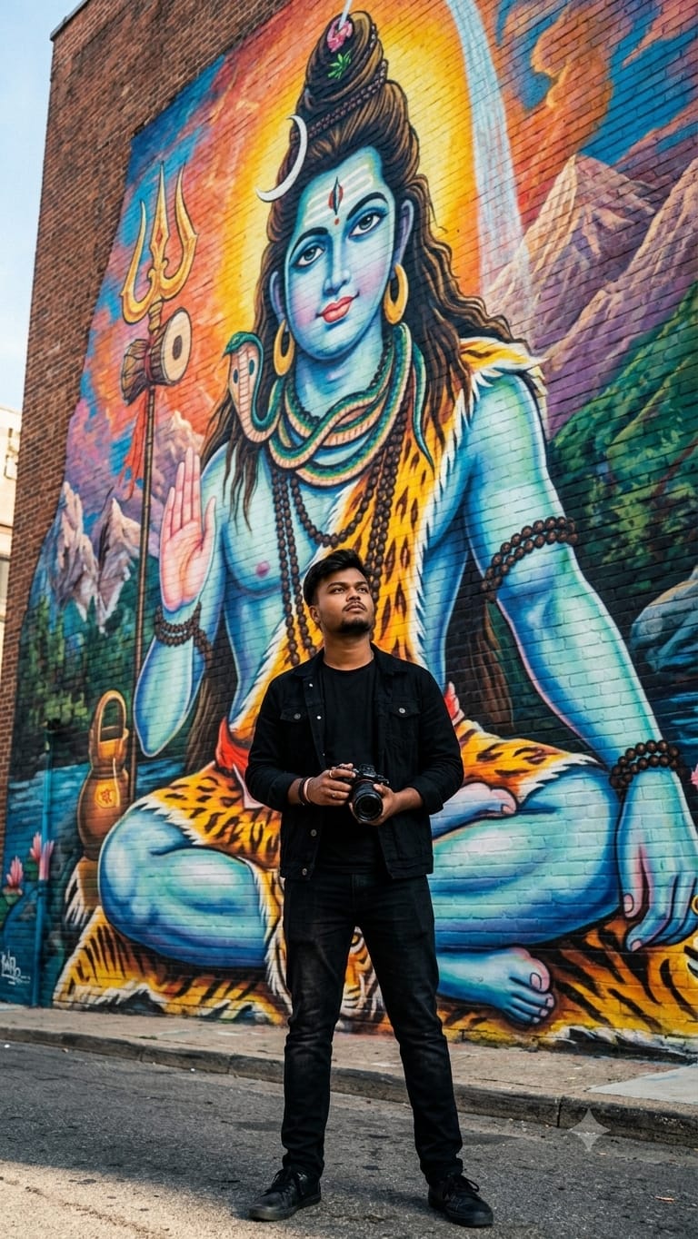 Mahadev AI photo editing prompt: Mahashivratri